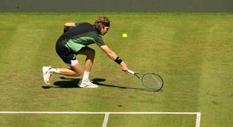 photo : Andrey RUBLEV Tennis-Turnier Terra Wortmann Cup im Gerry Weber Sportpark (OWL-Arena) in Halle Westfalen am Di. 17.06.2025