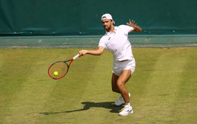 photo : Tomas MACHAC (CZE) Tennis-Turnier Terra Wortmann Cup im Gerry Weber Sportpark (OWL-Arena) in Halle Westfalen am Di. 17.06.2025