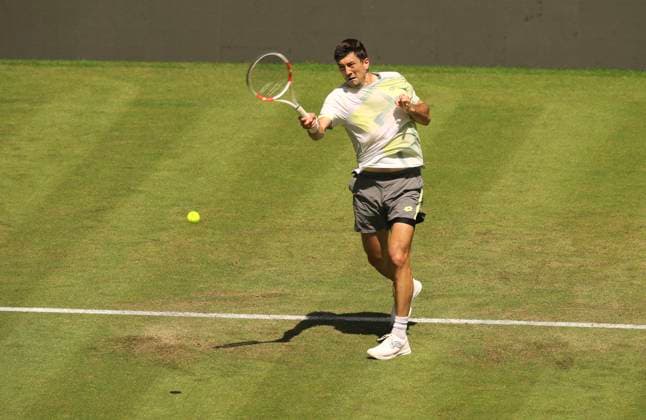 photo : Sebastian OFNER (AUT) Tennis-Turnier Terra Wortmann Cup im Gerry Weber Sportpark (OWL-Arena) in Halle Westfalen am Di. 17.06.2025