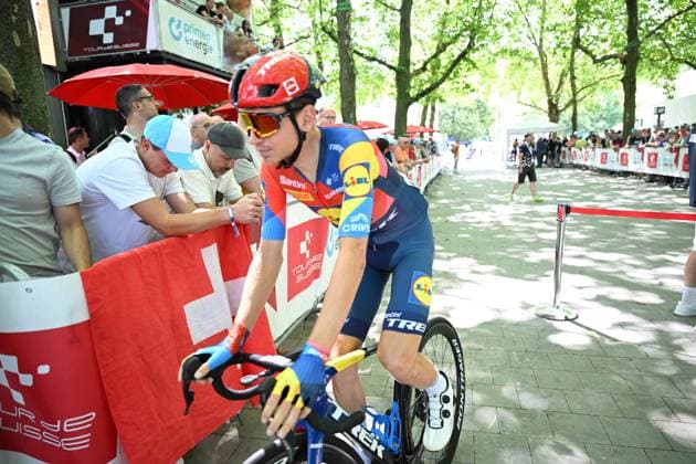 17-06-2025 Tour De Suisse; Tappa 03 Aarau - Heiden; 2025, Lidl - Trek; Kamna, Lennard; Aarau; 