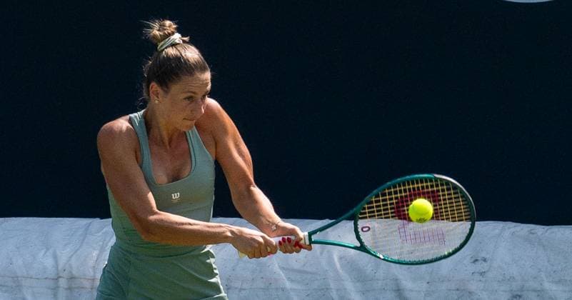 17.06.2025, WTA, Tennis Damen 500, Tennis, Damen, Berlin Tennis Open by Hylo 2025, Berlin, Doppel, 1. Runde, Marta Kostyuk (Ukraine) Eva Lys (Deutschland) - Sara Errani (Italien) Jasmine Paolini (Italien) Marta Kostyuk (Ukraine) Berlin Steffi-Graf-Stadion Berlin Deutschland