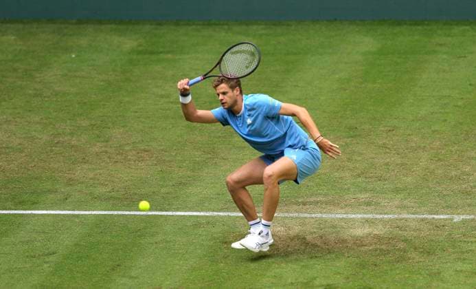 photo : Yannck HANFMANN (GER) Tennis-Turnier Terra Wortmann Cup im Gerry Weber Sportpark (OWL-Arena) in Halle Westfalen am Di. 17.06.2025