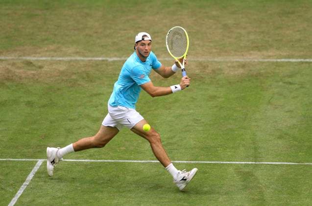 photo : Jan-Lennard STRUFF (GER) Tennis-Turnier Terra Wortmann Cup im Gerry Weber Sportpark (OWL-Arena) in Halle Westfalen am Di. 17.06.2025