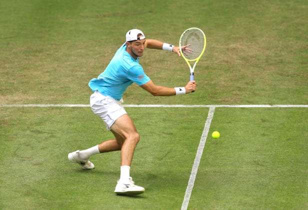 photo : Jan-Lennard STRUFF (GER) Tennis-Turnier Terra Wortmann Cup im Gerry Weber Sportpark (OWL-Arena) in Halle Westfalen am Di. 17.06.2025