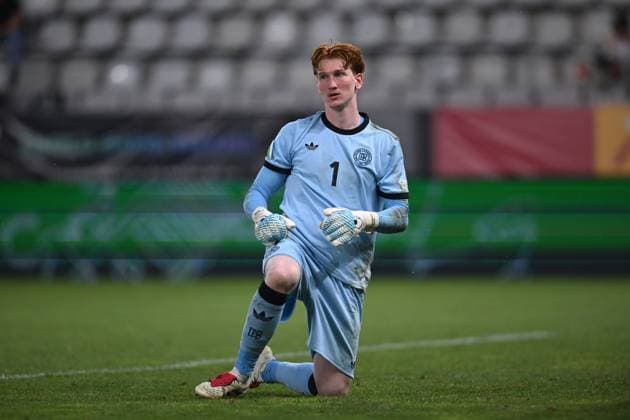 UEFA U19 European Championship, EM, Europameisterschaft 2025 - Germany - England - Ilie Oana Stadium Konstantin Heide of Germany reacts during the UEFA Under-19 European Championship Romania 2025 football match between Germany and England at Arcul de Triumf Stadium in Bucharest, Romania, June 17, 2025. Alex Nicodim Imago Images Copyright: xAlexxNicodimx