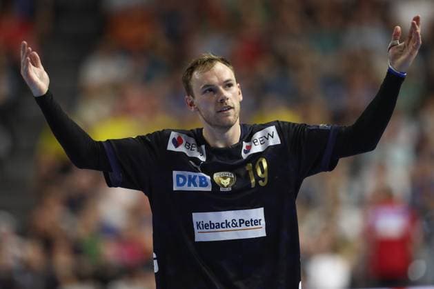 15.06.2025, xtgx, Handball, EHF Champions League Finale, Füchse Berlin - SC Magdeburg v.l. Mathias Gidsel (Berlin, 19) Jubel, Torjubel, jubelt ueber das Tor, celebrate the goal, celebration Koeln