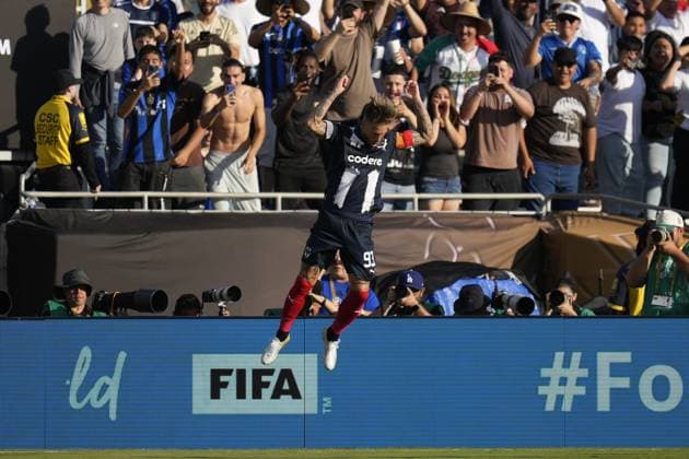 CF Monterrey v FC Internazionale Milano: Group E - FIFA Club World Cup 2025 PASADENA, CALIFORNIA - JUNE 17: Sergio Ramos centre-back of Monterrey and Spain celebrates after scoring his sides first goal during the FIFA Club World Cup 2025 group E match between CF Monterrey and FC Internazionale Milano at Rose Bowl Stadium on June 17, 2025 in Pasadena, California. Jose Hernandez Anadolu California United States. Editorial use only. Please get in touch for any other usage.  Copyright: x2025xAnadoluxJosexHernandezx