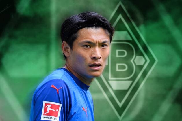 FOTOMONTAGE: Shuto MACHINO (KI) offenbar vor Wechsel zu Borussia Moenchengladbach. ARCHIVFOTO. Fussball 1. Bundesliga, Â