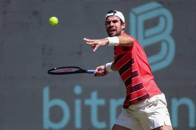 Tennis ATP, Tennis Herren Tour 500 Terra Wortmann Open 2025 am 18.06.2025 in der OWL ARENA in Halle ( Westf. ) Achtelfinale Karen Khachanov