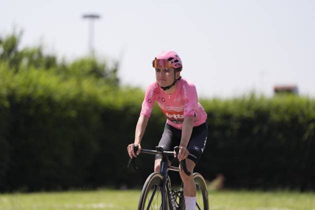 Jarno Widar - Team Lotto during the stage 4 of the Giro Next Gen 2025, Manerbio (Bs) Salsomaggiore Terme (Pr), 148 km , Italy - Wednesday, June 18, 2025. - cycling.  Copyright: xFabioxFerrari LaPressex