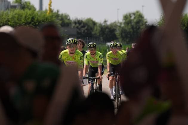 The rider during the stage 4 of the Giro Next Gen 2025, Manerbio (Bs) Salsomaggiore Terme (Pr), 148 km , Italy - Wednesday, June 18, 2025. - cycling.  Copyright: xGianxMattiaxD Albertox LaPressex