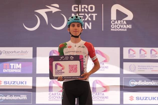 TURCONI Filippo during the stage 4 of the Giro Next Gen 2025, Manerbio (Bs) Salsomaggiore Terme (Pr), 148 km , Italy - Wednesday, June 18, 2025. - cycling.  Copyright: xGianxMattiaxD Albertox LaPressex