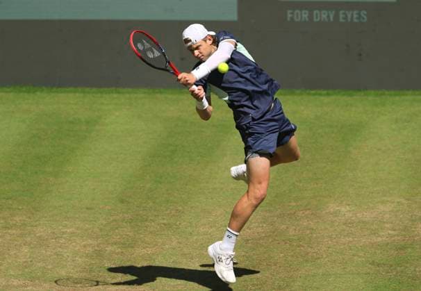 photo : Zizou BERGS (BEL) Tennis-Turnier Terra Wortmann Cup im Gerry Weber Sportpark (OWL-Arena) in Halle Westfalen am Mi. 18.06.2025