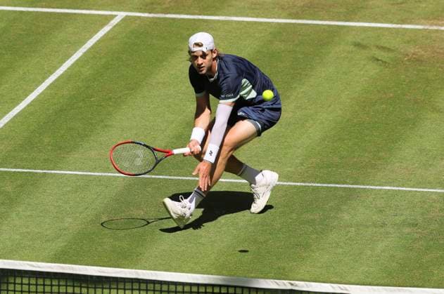 photo : Zizou BERGS (BEL) Tennis-Turnier Terra Wortmann Cup im Gerry Weber Sportpark (OWL-Arena) in Halle Westfalen am Mi. 18.06.2025