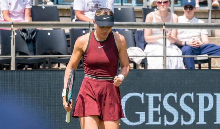18.06.2025, WTA, Tennis Damen 500, Tennis, Damen, Berlin Tennis Open by Hylo 2025, Berlin, Einzel, 2. Runde, Paula Badosa (Spanien) - Emma Navarro (USA) Paula Badosa (Spanien) Berlin Steffi-Graf-Stadion Berlin Deutschland
