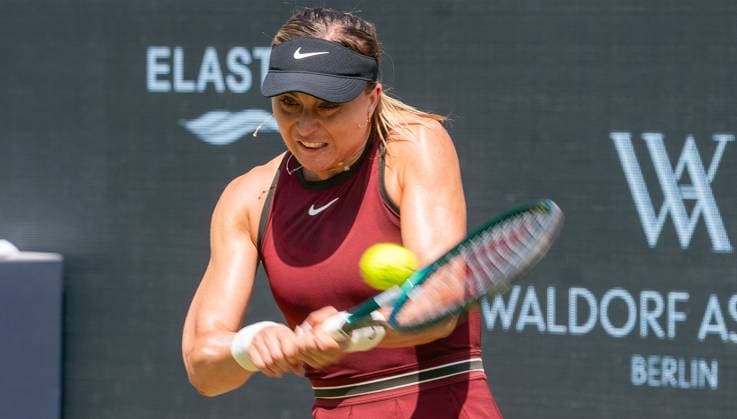18.06.2025, WTA, Tennis Damen 500, Tennis, Damen, Berlin Tennis Open by Hylo 2025, Berlin, Einzel, 2. Runde, Paula Badosa (Spanien) - Emma Navarro (USA) Paula Badosa (Spanien) Berlin Steffi-Graf-Stadion Berlin Deutschland