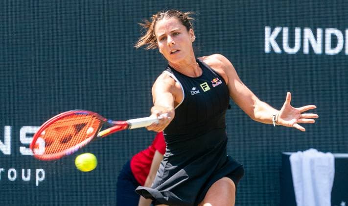 18.06.2025, WTA, Tennis Damen 500, Tennis, Damen, Berlin Tennis Open by Hylo 2025, Berlin, Einzel, 2. Runde, Paula Badosa (Spanien) - Emma Navarro (USA) Emma Navarro (USA) Berlin Steffi-Graf-Stadion Berlin Deutschland
