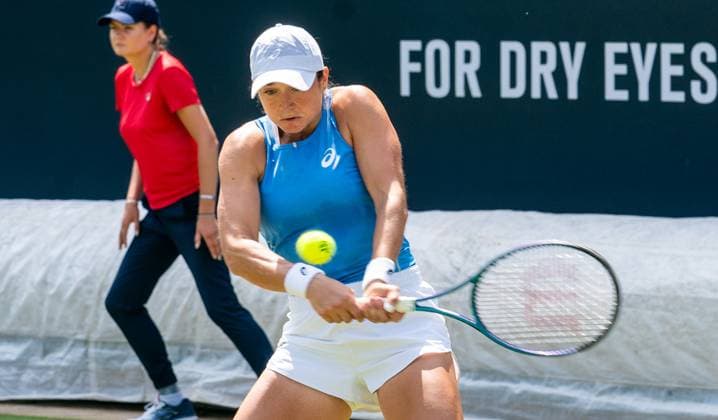 18.06.2025, WTA, Tennis Damen 500, Tennis, Damen, Berlin Tennis Open by Hylo 2025, Berlin, Doppel, 2. Runde, Caroline Dolehide (USA) Sofia Kenin (USA) - Katerina Siniakova (Tschechien) Marketa Vondrousova (Tschechien) Caroline Dolehide (USA) Berlin Steffi-Graf-Stadion Berlin Deutschland