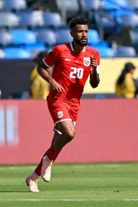 Soccer 2025: CONCACAF Gold Cup; Panama Vs Guadeloupe Jun 16 June 16, 2025: Panama midfielder, Anibal Godoy (20), during the CONCACAF Gold Cup match between Panama and Guadeloupe; at Dignity Health Sports Park in Los Angeles, CA. Kevin Langley CSM (Credit Image: Â Kevin Langley Cal Media) Los Angeles Ca USA EDITORIAL USE ONLY Copyright: xx ZUMA-20250616_zma_c04_022.jpg KevinxLangleyx csmphotothree392339