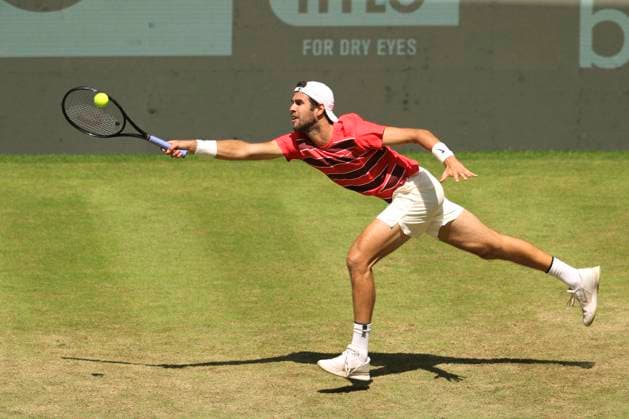 photo : der Sieger Karen KHACHANOV Tennis-Turnier Terra Wortmann Cup im Gerry Weber Sportpark (OWL-Arena) in Halle Westfalen am Mi. 18.06.2025