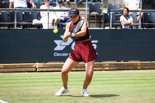 Paula Badosa ESP, Berlin Tennis Open by HYLO 2025, Berlin, LTTC Rot-Weiß , 18.06.2025, Copyright: xClaudioxGärtnerx