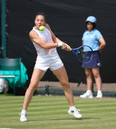Nottingham Tennis Centre Nottingham, England - Antonia Ruzic during the match with Dayana Yastremska in the Lexus Nottingham Tennis Open, day 4, June 18th 2025. (Paul Bonser SPP) Copyright: xPaulxBonser SPPx spp-en-PaBo-Lexus Nottingham Open 1279