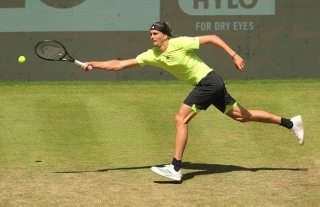 photo : Alexander ZVEREV (GER) Tennis-Turnier Terra Wortmann Cup im Gerry Weber Sportpark (OWL-Arena) in Halle Westfalen am Mi. 18.06.2025