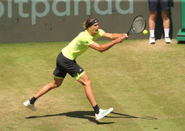 photo : Alexander ZVEREV (GER) Tennis-Turnier Terra Wortmann Cup im Gerry Weber Sportpark (OWL-Arena) in Halle Westfalen am Mi. 18.06.2025