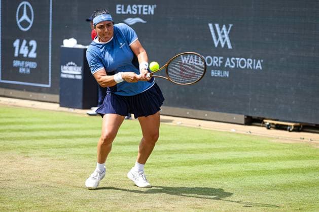 Ons Jabeur TUN, Berlin Tennis Open by HYLO 2025, Berlin, LTTC Rot-Weiß , 18.06.2025, Copyright: xClaudioxGärtnerx
