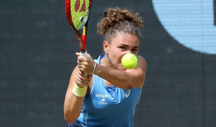 Jasmine Paolini (ITA) im Steffi Graf Stadion HYLO Berlin Tennis Open Damen auf Rasen 18.06.2025