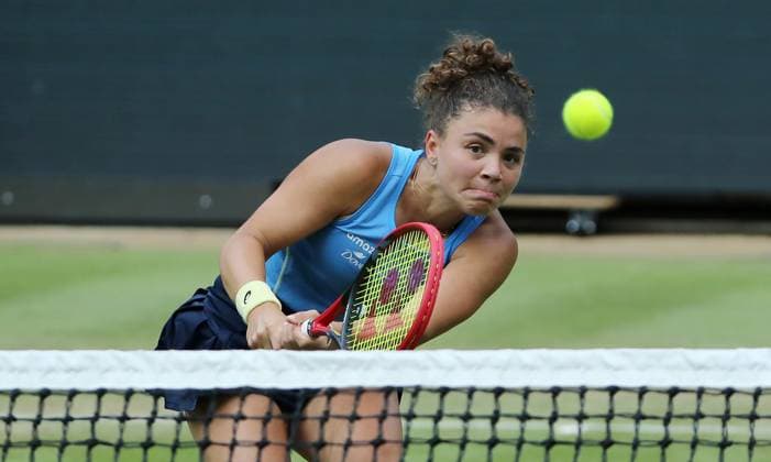 Jasmine Paolini (ITA) im Steffi Graf Stadion HYLO Berlin Tennis Open Damen auf Rasen 18.06.2025