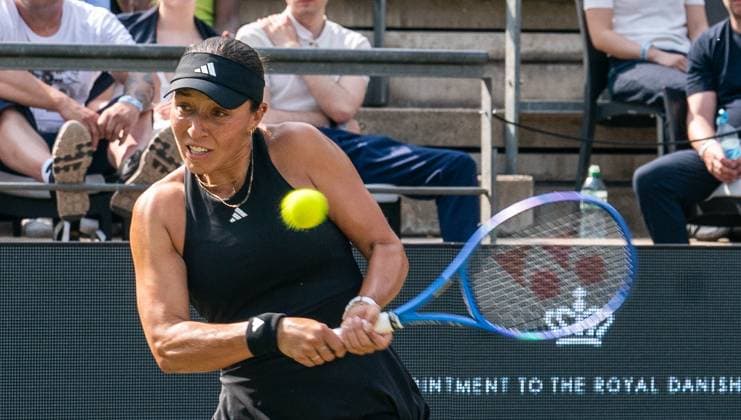 18.06.2025, WTA, Tennis Damen 500, Tennis, Damen, Berlin Tennis Open by Hylo 2025, Berlin, Einzel, 2. Runde, Liudmila Samsonova (Russland) - Jessica Pegula (USA) Jessica Pegula (USA) Berlin Steffi-Graf-Stadion Berlin Deutschland