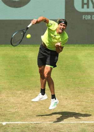 photo : Alexander ZVEREV (GER) Tennis-Turnier Terra Wortmann Cup im Gerry Weber Sportpark (OWL-Arena) in Halle Westfalen am Mi. 18.06.2025