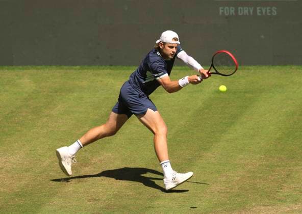 photo : Zizou BERGS (BEL) Tennis-Turnier Terra Wortmann Cup im Gerry Weber Sportpark (OWL-Arena) in Halle Westfalen am Mi. 18.06.2025