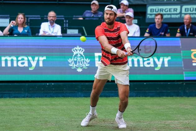 Tennis ATP, Tennis Herren Tour 500 Terra Wortmann Open 2025 am 18.06.2025 in der OWL ARENA in Halle ( Westf. ) Karen Khachanov