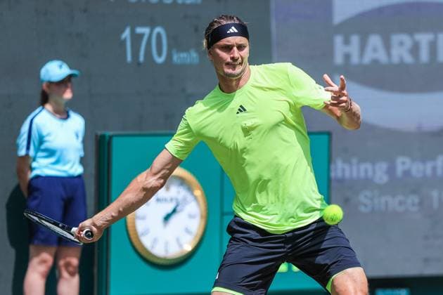 Tennis ATP, Tennis Herren Tour 500 Terra Wortmann Open 2025 am 18.06.2025 in der OWL ARENA in Halle ( Westf. ) Alexander Zverev ( GER )