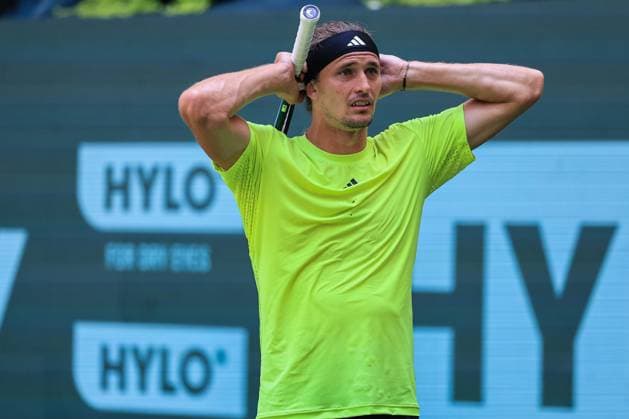 Tennis ATP, Tennis Herren Tour 500 Terra Wortmann Open 2025 am 18.06.2025 in der OWL ARENA in Halle ( Westf. ) Alexander Zverev ( GER )