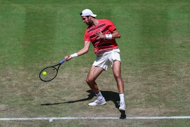 Tennis ATP, Tennis Herren Tour 500 Terra Wortmann Open 2025 am 18.06.2025 in der OWL ARENA in Halle ( Westf. ) Karen Khachanov