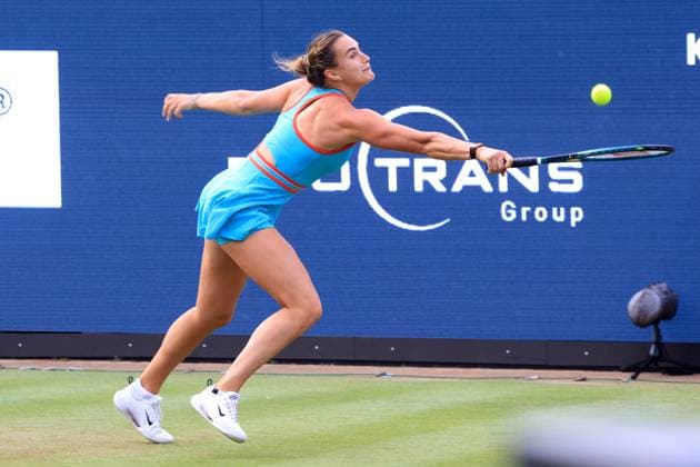 DEU, Berlin-Tennis-Open, 18.06.2025, Rot-Weiss Tennisanlage, Steffi-Graf-Stadion, Berlin, DEU, Berlin-Tennis-Open, im Bild Aryna Sabalenka