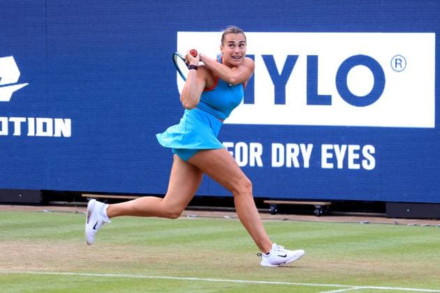 DEU, Berlin-Tennis-Open, 18.06.2025, Rot-Weiss Tennisanlage, Steffi-Graf-Stadion, Berlin, DEU, Berlin-Tennis-Open, im Bild Aryna Sabalenka