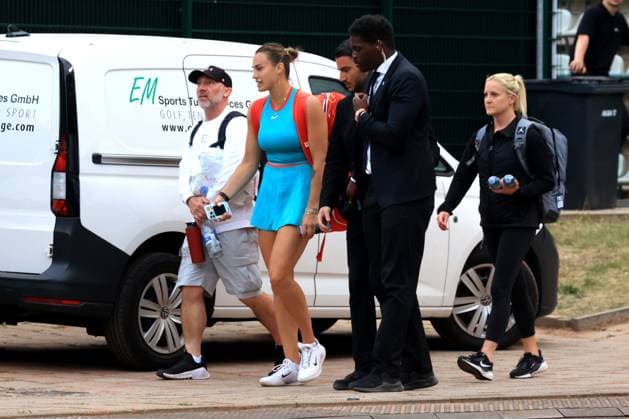 DEU, Berlin-Tennis-Open, 18.06.2025, Rot-Weiss Tennisanlage, Steffi-Graf-Stadion, Berlin, DEU, Berlin-Tennis-Open, im Bild Aryna Sabalenka