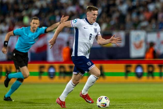 England - Germany UEFA European Under-21 Championship 2025 Group Stage Elliot Anderson during the UEFA European Under-21 Championship 2025 Group Stage match between England and Germany at Nitra Stadium on June 18, 2025 in Nitra, Slovakia. Nitra Slovakia  Copyright: xAndrzejxIwanczukx originalFilename:iwanczuk-englandg250618_npvdy.jpg