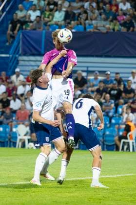 UEFA U21, U 21 Europameisterschaft: Deutschland - England; 18.06.2025 Nelson Weiper (Deutschland, 19) erzielt das Tor zum 2:0 bei der UEFA U21-Europameisterschaft im Spiel Deutschland - England, am 18.06.2025, Stadion pod Zoborom, Nitra, Slowakei Copyright: xBEAUTIFULxSPORTS Meuselx