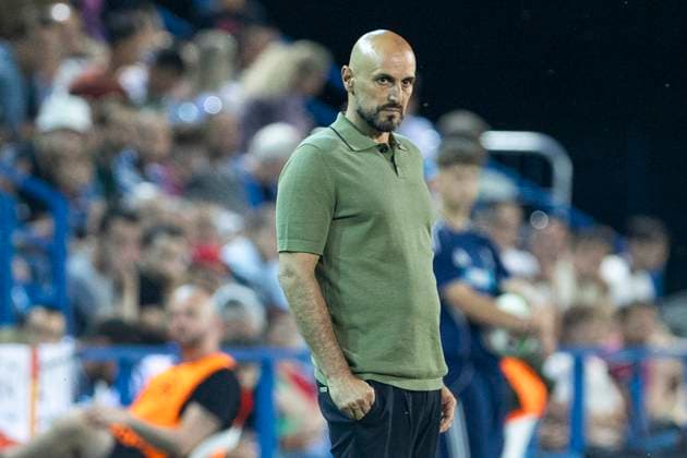 UEFA U21, U 21 Europameisterschaft: Deutschland - England; 18.06.2025 Antonio di Salvo (Deutschland, Cheftrainer) bei der UEFA U21-Europameisterschaft im Spiel Deutschland - England, am 18.06.2025, Stadion pod Zoborom, Nitra, Slowakei Copyright: xBEAUTIFULxSPORTS Meuselx