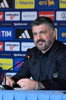 Gennaro Gattuso during the press conference, PK, Pressekonferenz to present Technical Commissioner Gennaro Gattuso at the Hotel Parco dei Principi Rome, Italy - Thursday 19 June 2025. Sports - Football.  Copyright: xFabrizioxCorradetti LaPressex