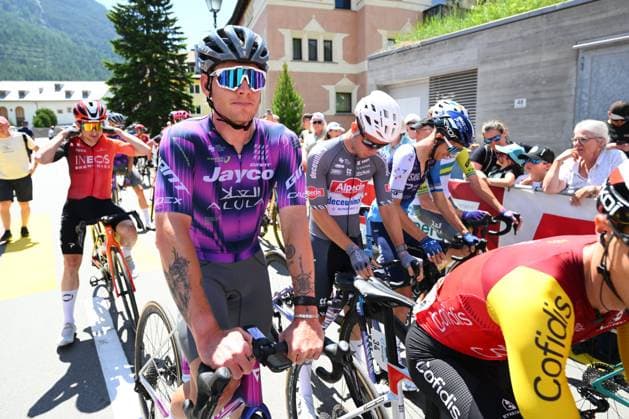 Tour de Suisse 2025 Stage 5 SANTA MARIA IN CALANCA, SWITZERLAND - JUNE 19 : Sutterlin Jasha (GER) of Team Jayco AlUla before the start of the race during stage 5 of the 88th edition of Tour de Suisse an UCI World Tour 2.UWT cycling road race stage for Men Elite of 183.6 km with start in La Punt and finish in Santa Maria in Calanca on June 19, 2025 in Santa Maria in Calanca, Switzerland, 19 06 2025 ( Motordriver Kenny Verfaillie - Santa Maria in Calanca Switzerland  Copyright: xVincentxKalutx