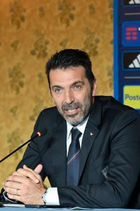 Gianluigi Buffon during the press conference, PK, Pressekonferenz to present Technical Commissioner Gennaro Gattuso at the Hotel Parco dei Principi Rome, Italy - Thursday 19 June 2025. Sports - Football.  Copyright: xFabrizioxCorradetti LaPressex