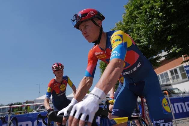 Philipsen Albert Withen of Lidl-Trek Future Racing during the stage 5 of the Giro Next Gen 2025, Fiorenzuola d™Arda (Pc) Gavi (Al) 153 km, Italy - Thursday, June 19, 2025. - cycling.  Copyright: xGianxMattiaxD Alberto LaPressex