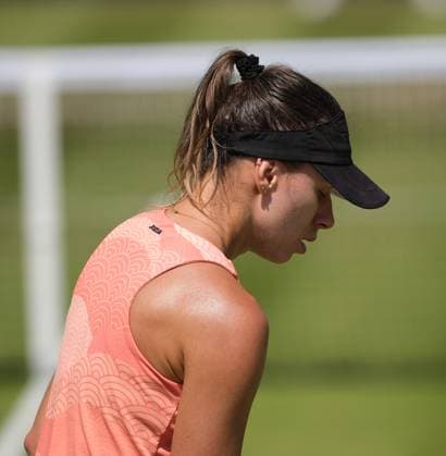 Nottingham Tennis Centre Nottingham, England - Magda Linette during the match with Mingge Xu at the Lexus Nottingham Tennis Open, day 5, June 19th 2025. (Paul Bonser SPP) Copyright: xPaulxBonser SPPx spp-en-PaBo-Lexus Nottingham Open 2177