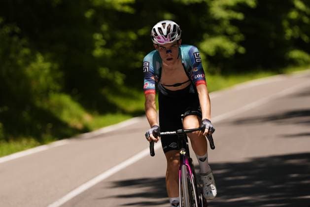 Nespoli Lorenzo of Mbh Bank Ballan Csb during the stage 5 of the Giro Next Gen 2025, Fiorenzuola d™Arda (Pc) Gavi (Al) 153 km, Italy - Thursday, June 19, 2025. - cycling.  Copyright: xFabioxFerrari LaPressex